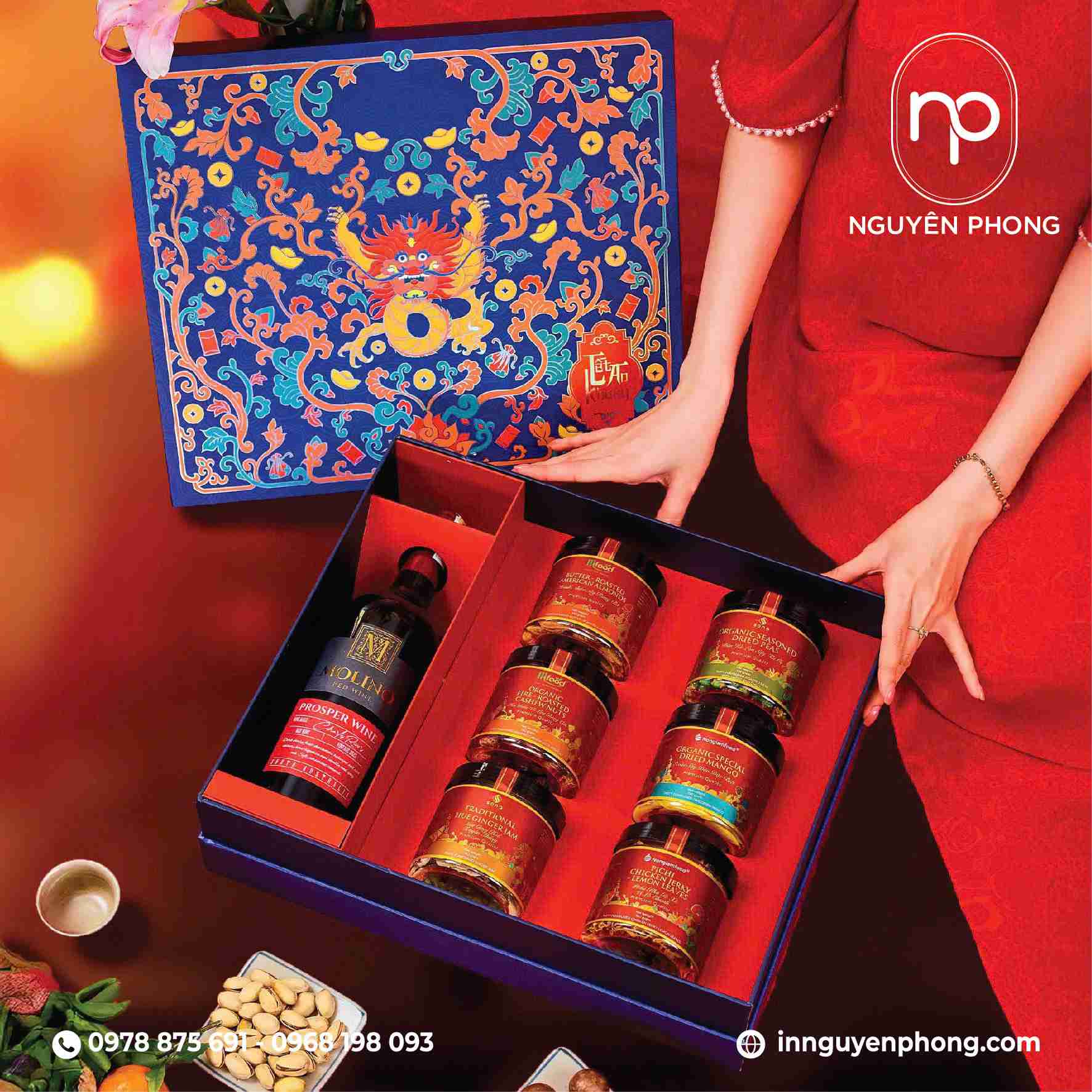 Mẫu in hộp âm dương đựng rượu